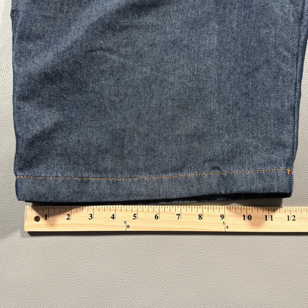 Vintage Phat Farm Mens‎ Denim Carpenter Shorts 36 Blue 100% Cotton Workwear